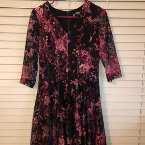 Lacey floral dress
